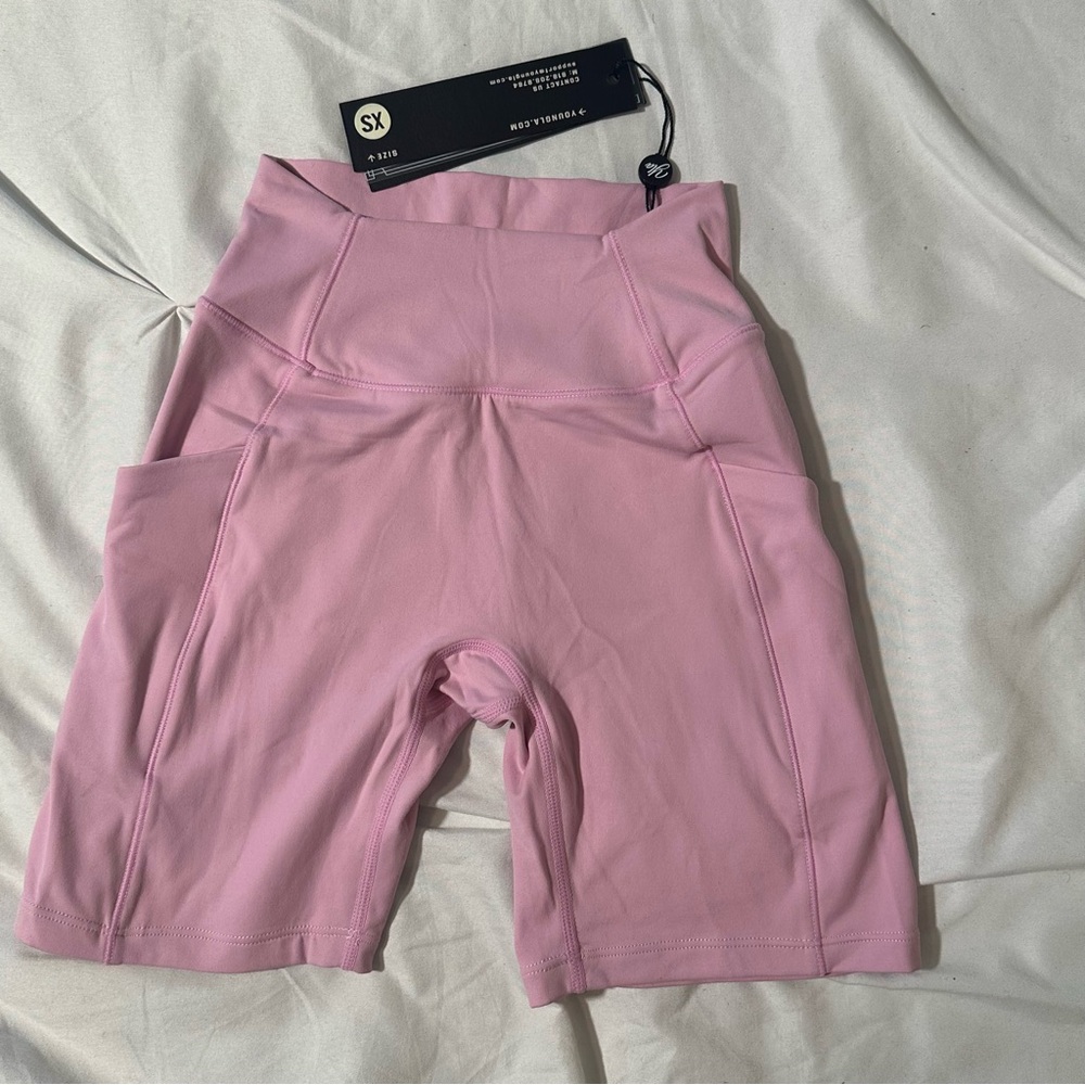 YoungLA Women's Pink Bike Shorts